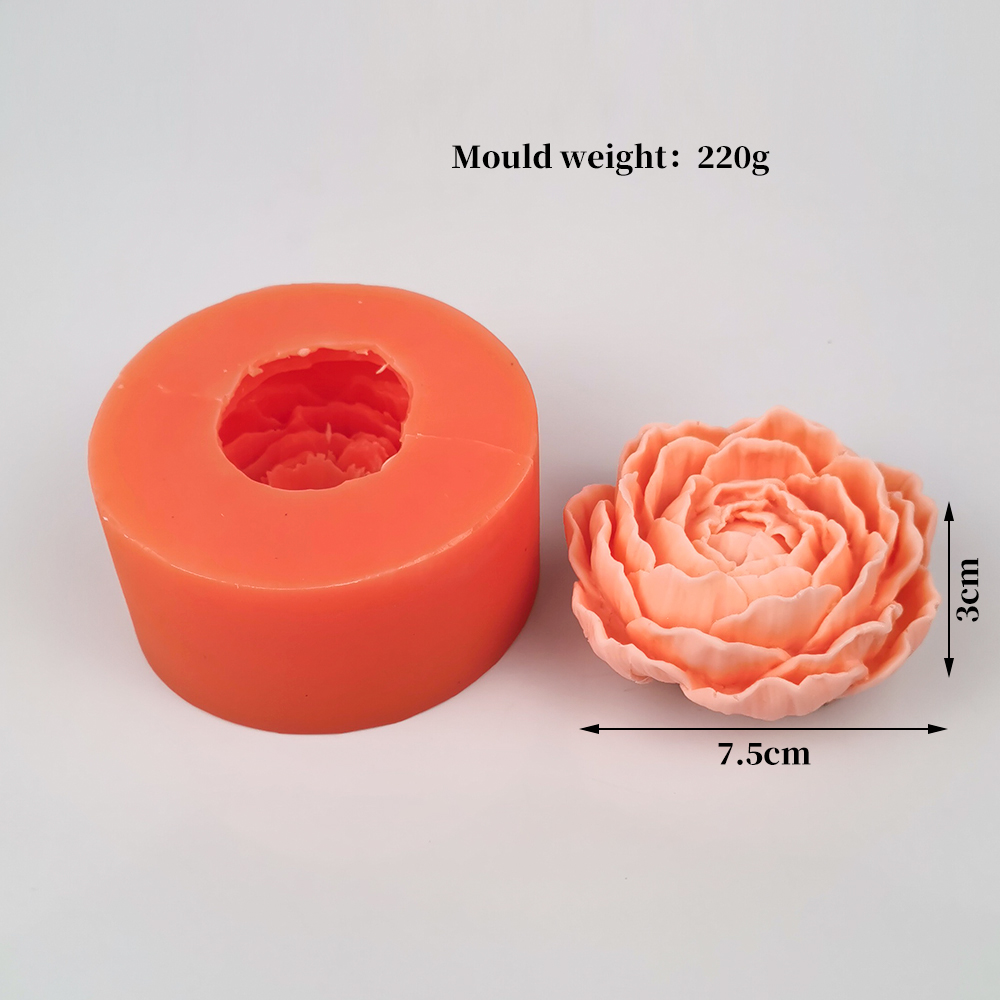 Candle Supplies Eu - Форма для свечей с цветком пиона,