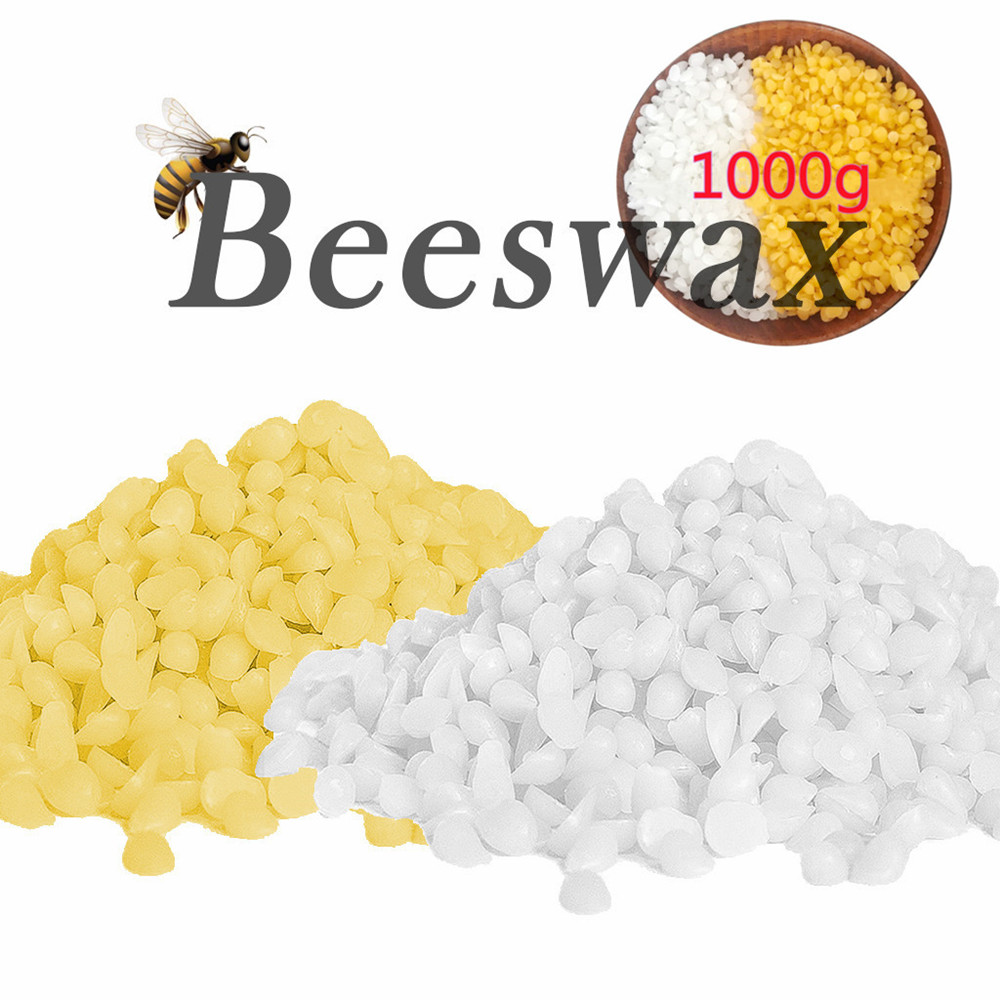 Candle Supplies Beeswax - 1000 г чистый натуральный пчелиный воск,