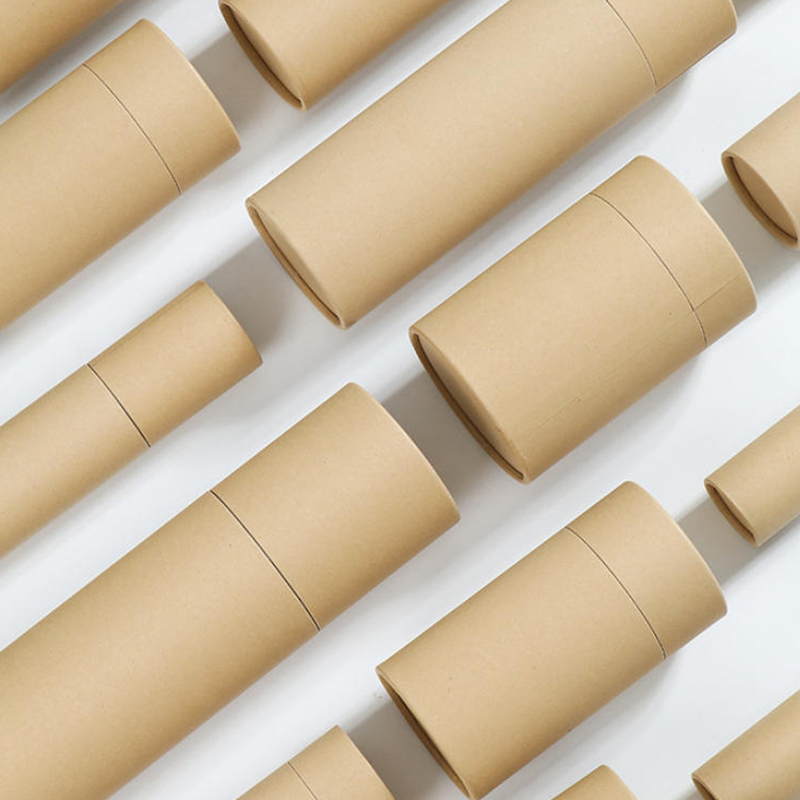 Kraft Paper Box - 1 шт. Тубус-упаковка для флаконов с