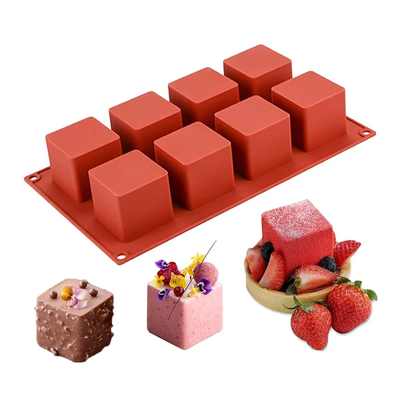 Candle Supplies Eu - 8-полая квадратная форма для торта с