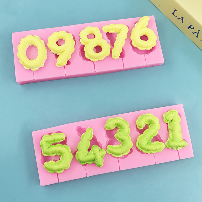 Candle Supplies Eu - Силиконовая форма с арабскими цифрами, сделай