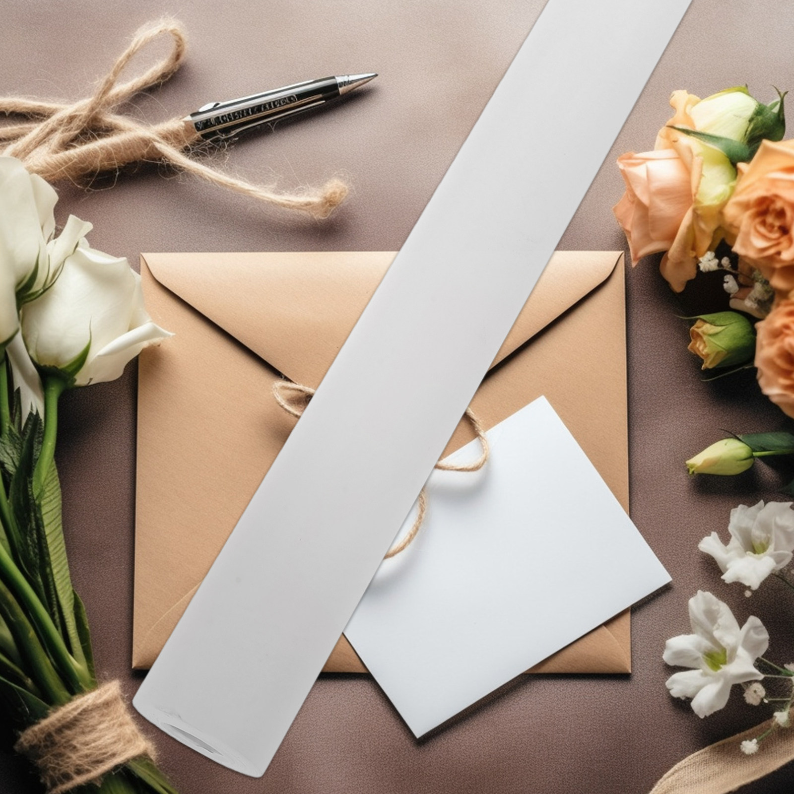 1 рулон цветочной упаковочной  – обзор и цена Kraft Paper Box