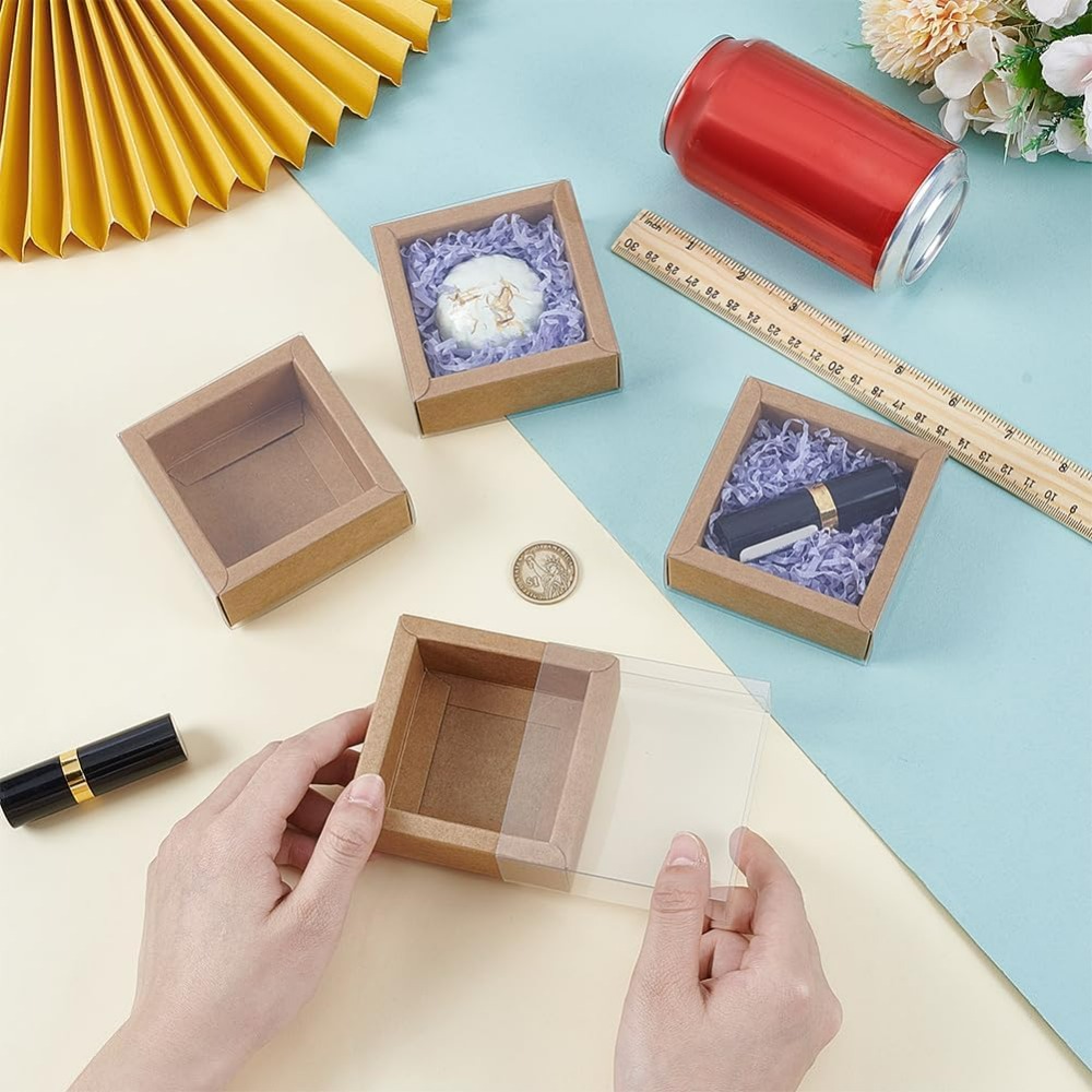 16 шт., коробка для ящика из к – обзор и цена Kraft Paper Box