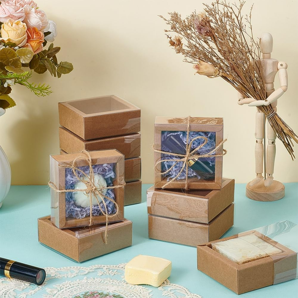 16 шт., коробка для ящика из к – обзор и цена Kraft Paper Box