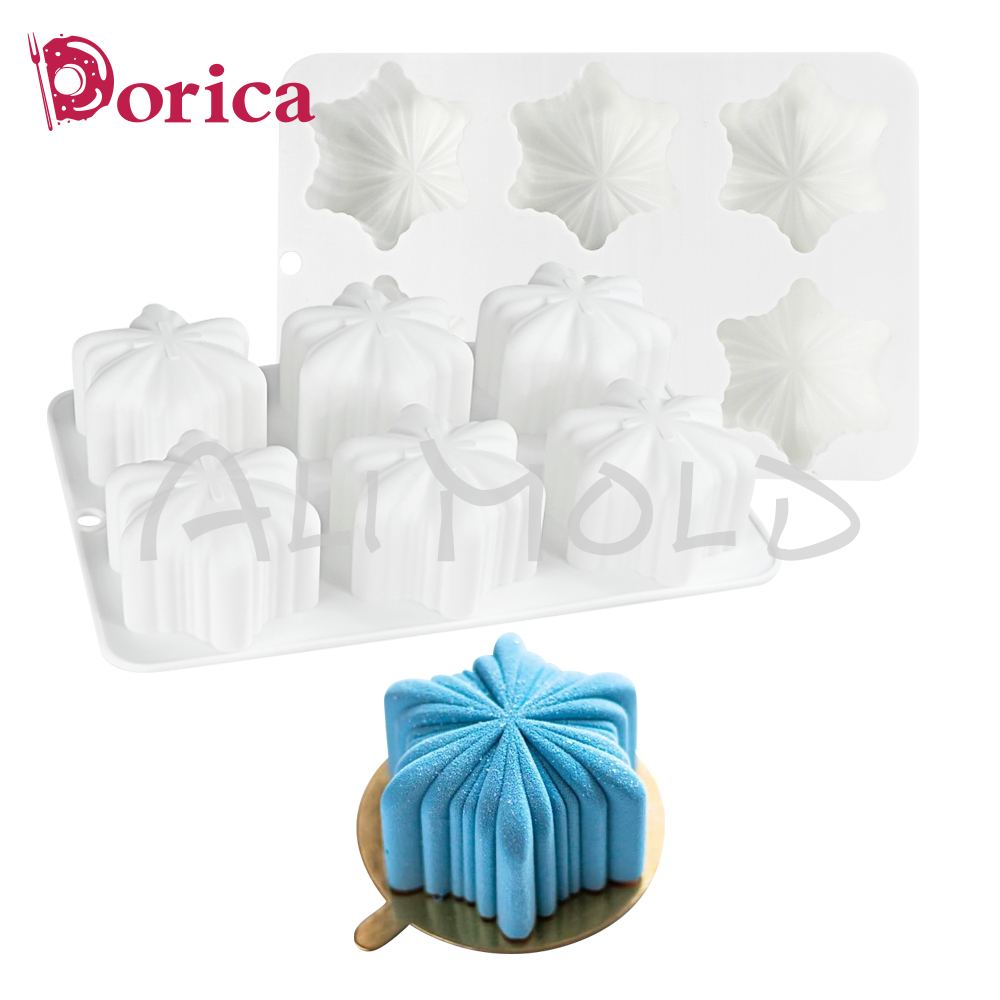 Силиконовая форма Dorica Snowf – обзор и цена Candle Supplies Eu