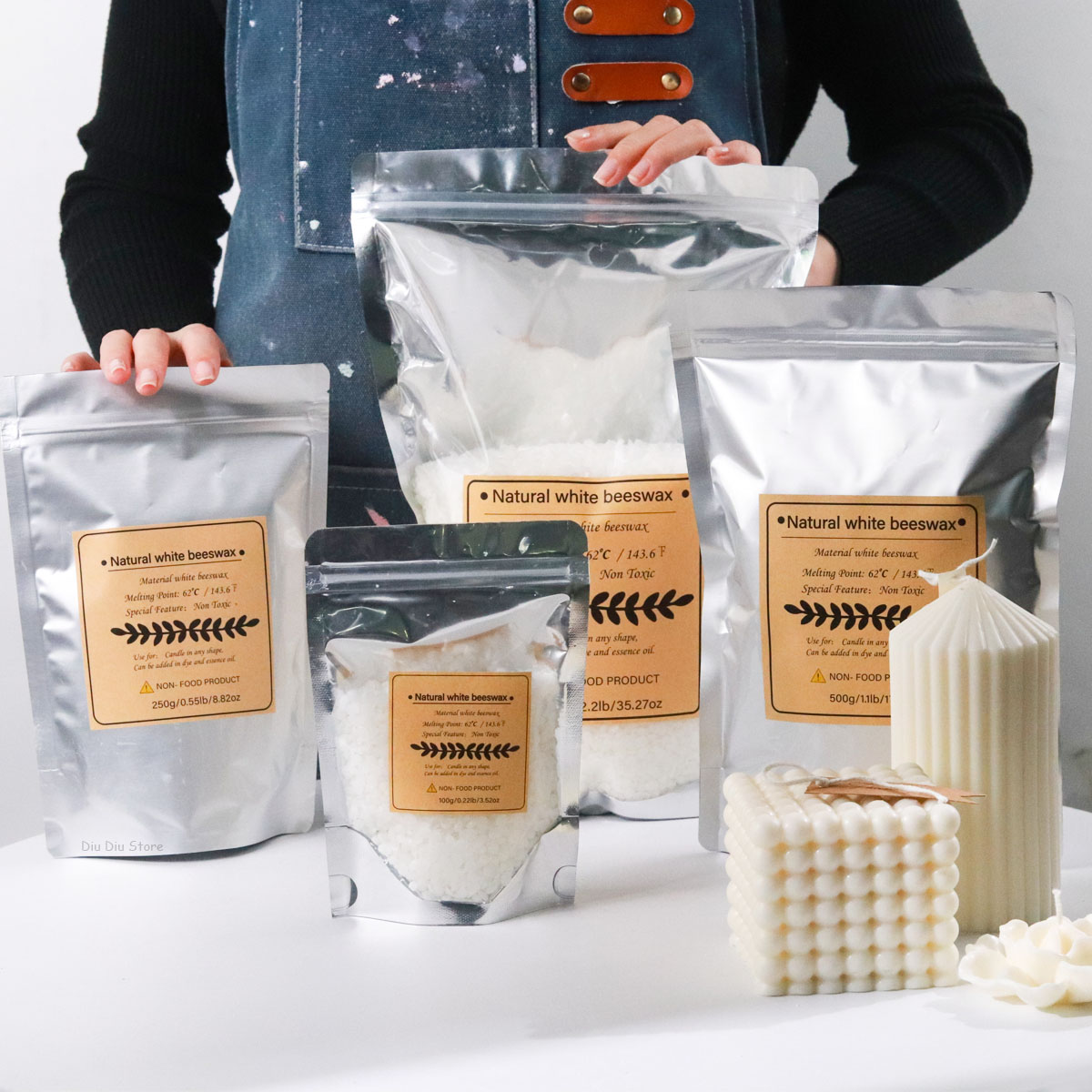 Белый пчелиный воск, чистый на – обзор и цена Candle Supplies Beeswax