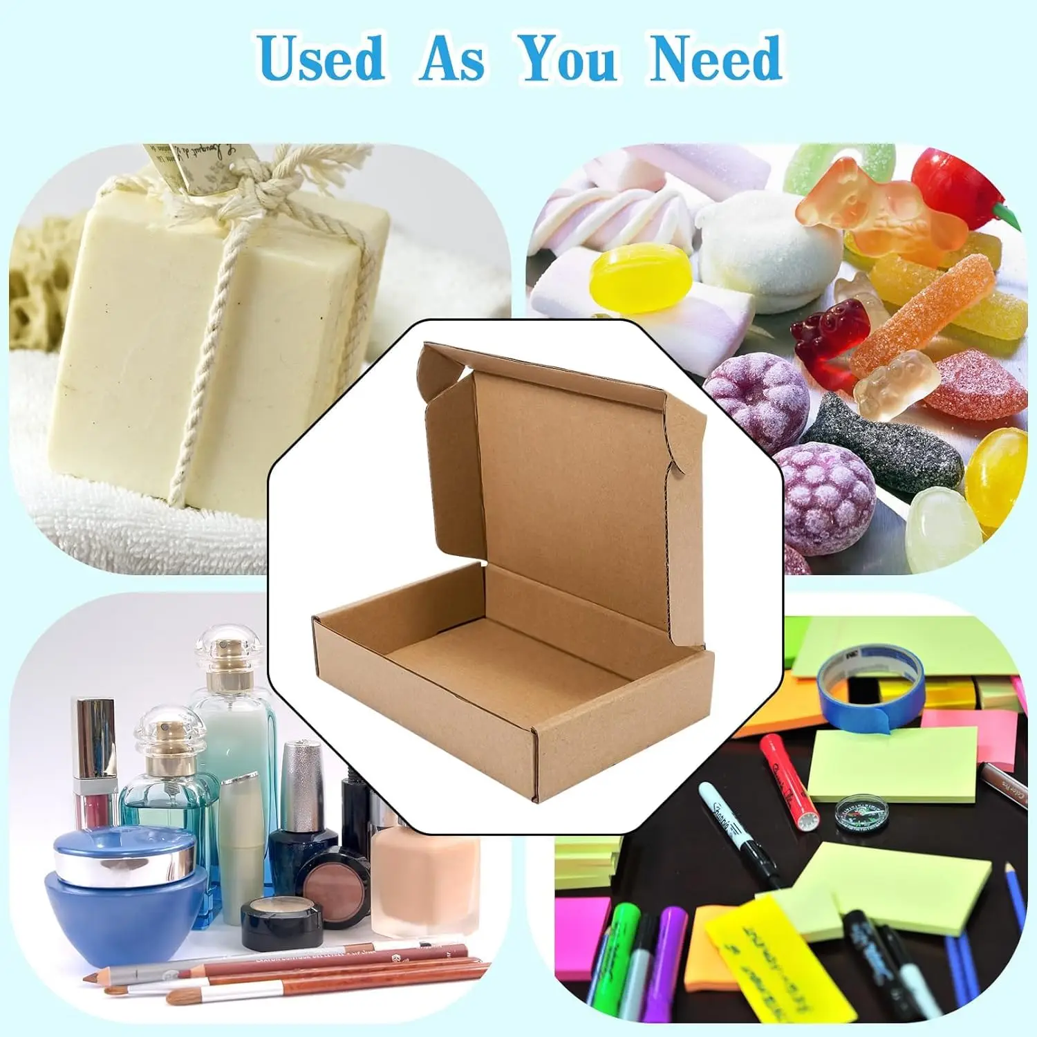 10/20 шт. гофрированных почтов – обзор и цена Kraft Paper Box