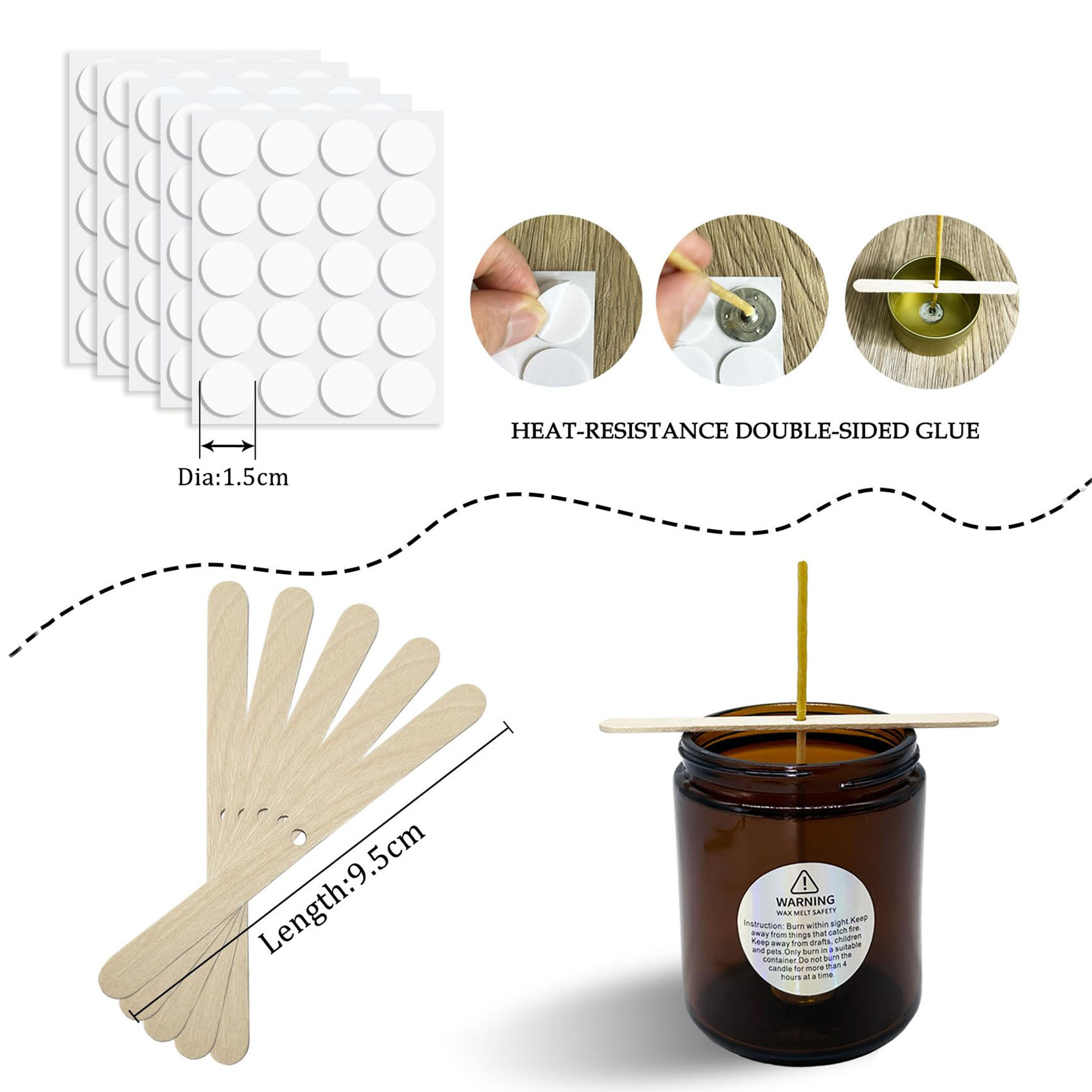 100 шт. фитили для свечей из п – обзор и цена Candle Supplies Beeswax